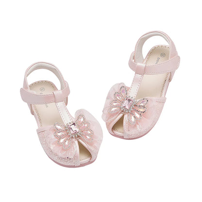Girls Sandals Summer Children Soft Cool Shoes Fashion Crystal Princess Sweet Party Non-slip Outdoors Sandal DB2261153