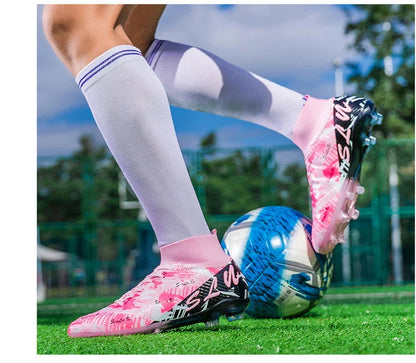 Professional Football Boots Men Soccer Shoes Society Football Cleats FG Lightweight Training Soccer Sneakers Outdoor Sports Shoe