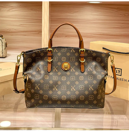 Ladies' light luxury handbag 2025 new high-end designer fashion retro handbag shoulder bag large capacity crossbody bag tote bag