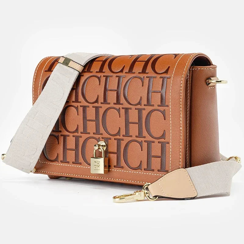 Autumn and Winter Solid Color Crossbody Bag Letter Printing High Quality Women's Fashion Elegance 2025 Classic Women's Bag