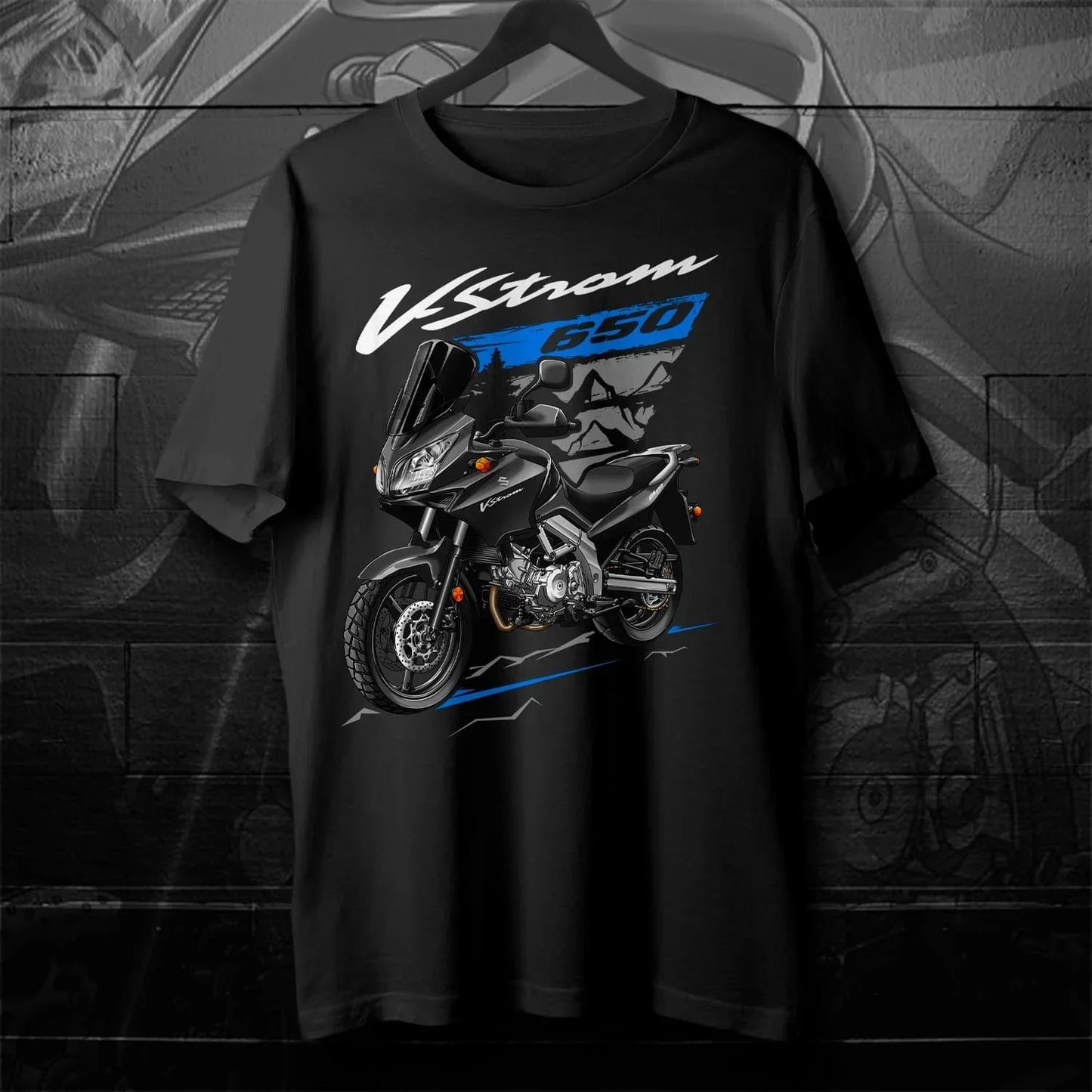 Classic Japanese 2004-2011 Models V-Strom 650 Motorcycle T-Shirt 100% Cotton O-Neck Short Sleeve Summer Casual Mens T-shirt