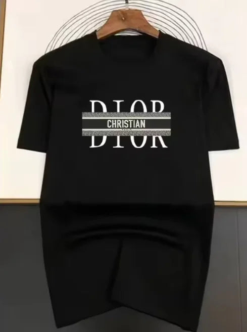 Spring_Summer 2026 Puls Size Cotton Short Sleeve T Shirt Luxury Print T-shirt Tops Trend High Quality Streetwear Clothes Unisex