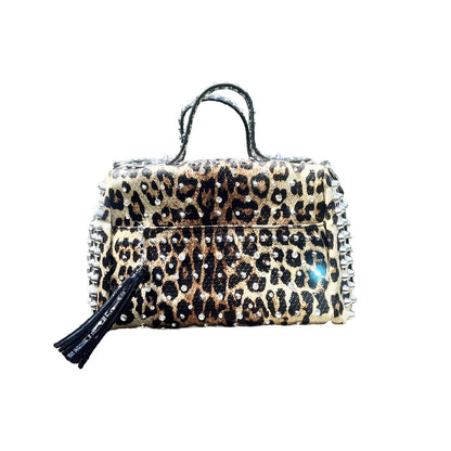Women's bag luxury designer purses and handbags Shoulder bags vintage Rivet tote bag for women Large capacity travel bag purse