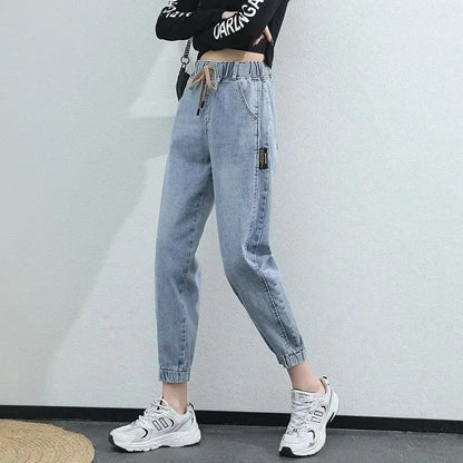 Women Spring and Autumn Version of High Waist Pants