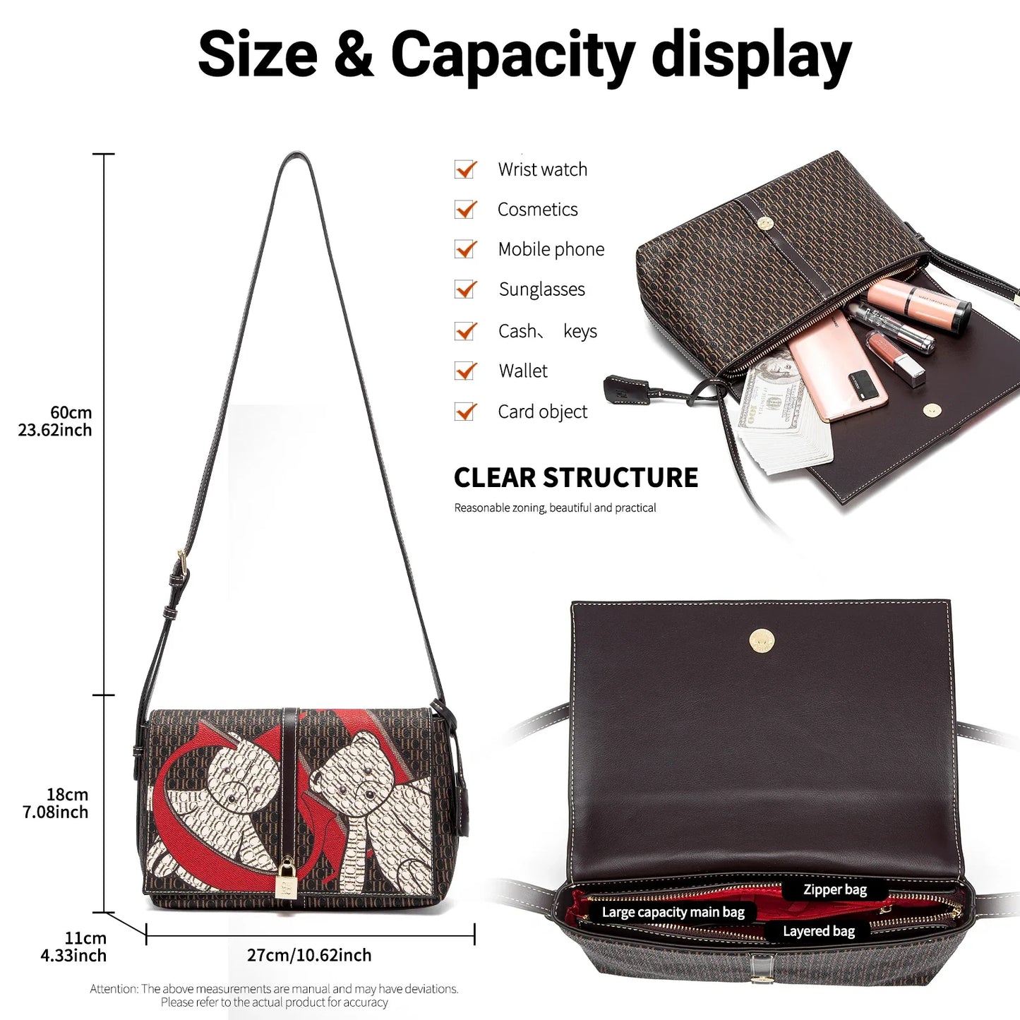 Retro Design Women's New Shoulder Bag Fashionable and Diverse Business Commuter Large Capacity New Shoulder Bag