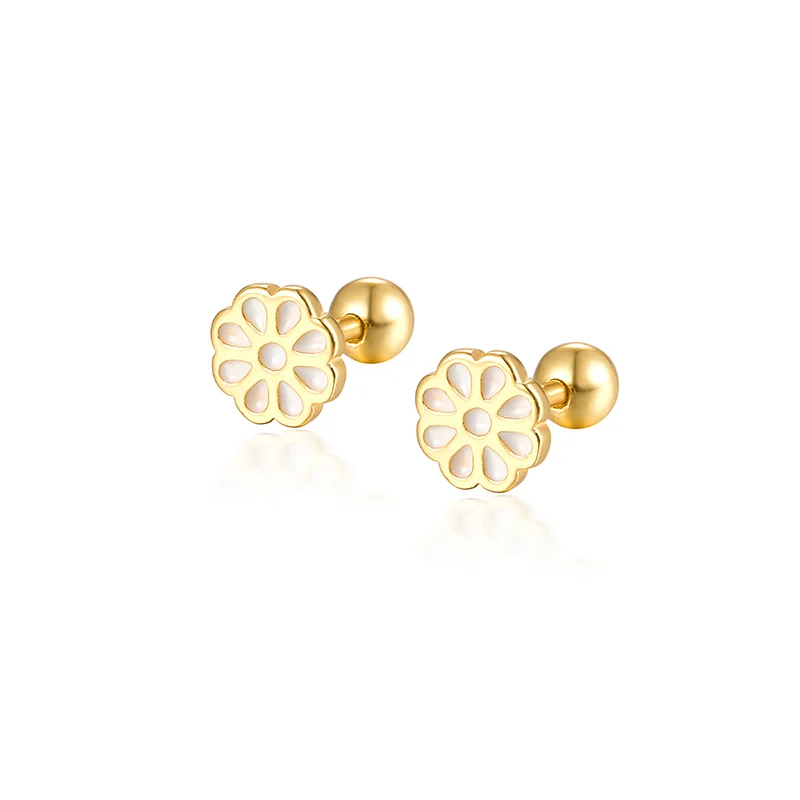 925 Sterling Silver Fashion Love Butterfly Romantic Star Crown Screw Stud Earrings for Women Ear Bone Piercing Jewelry