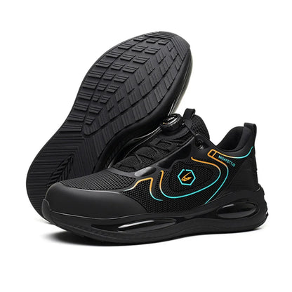 Steel Toe Work Shoes for Men Indestructible Boots Lightweight Safety Shoes Working Anti-smash Anti-puncture Protective Sneakers