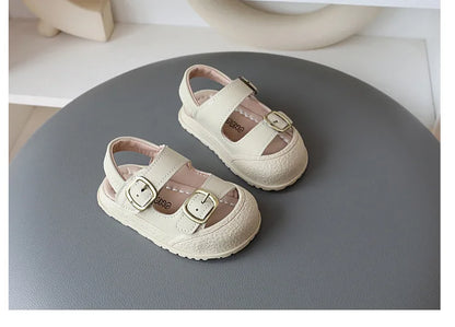 Korean Style Sport Sandal for Children Summer Toddler Shoes Soft-soled Non-slip Student Beach Sandals for Kids Boys Girls H05303