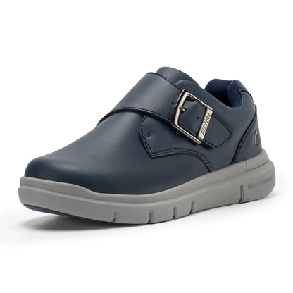 Sapatos masculinos de couro, sapatos largos para pés inchados, sapatos masculinos diabéticos para caminhada, para negócios e caminhadas ao ar livre