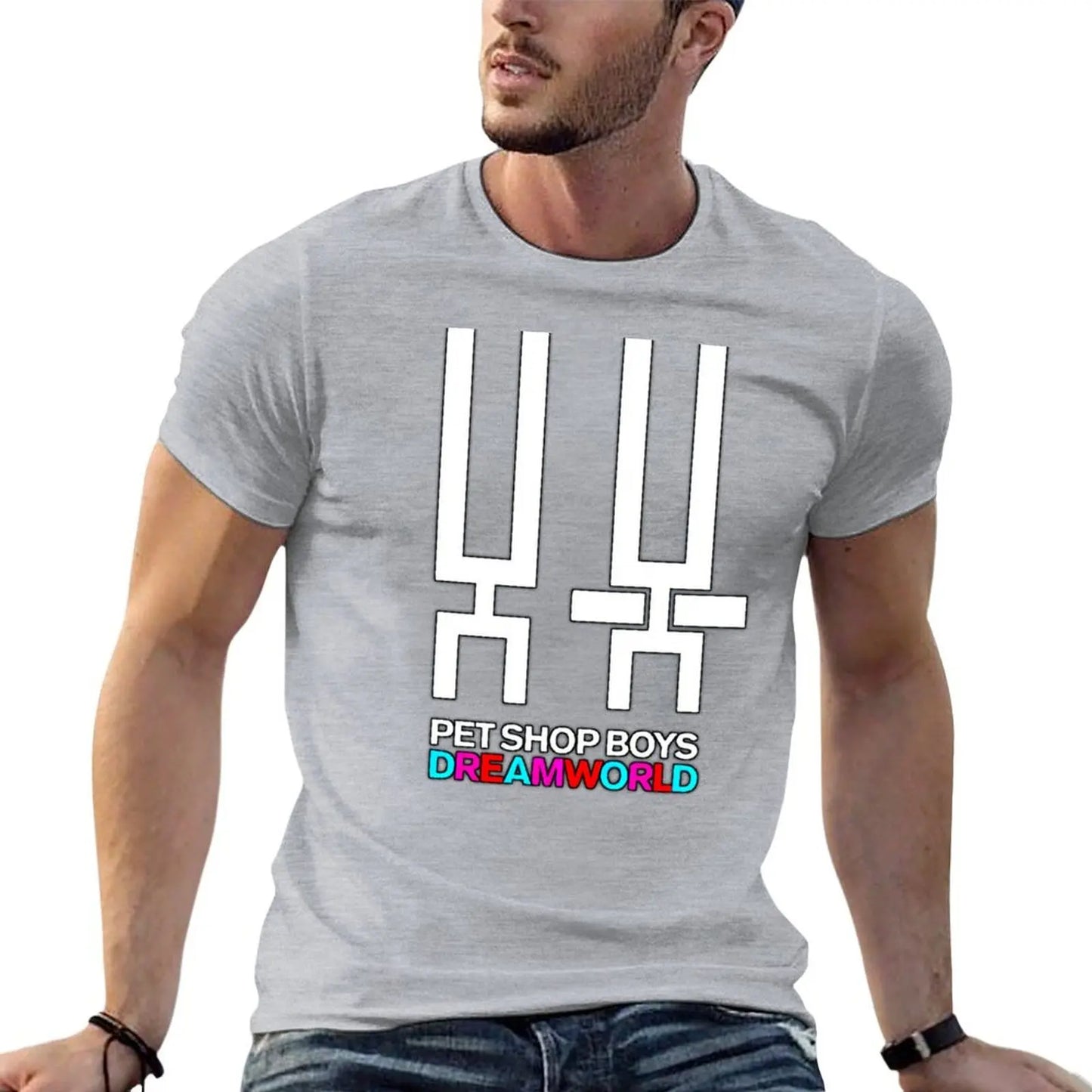 Pet Shop Boys T-Shirt tees blanks anime clothes sublime men clothing