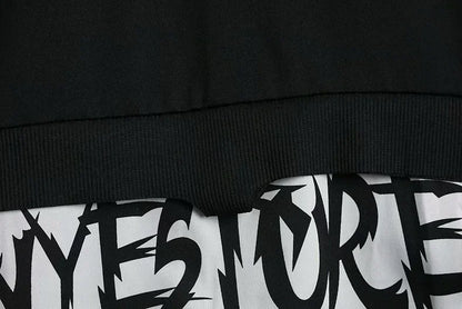 New Men's Hoodies Sweatshirt Autumn Casual Techwear Hip Hop Harajuku Hoodie Men Ribbons Patchwork Japanese Streetwear Darkwear
