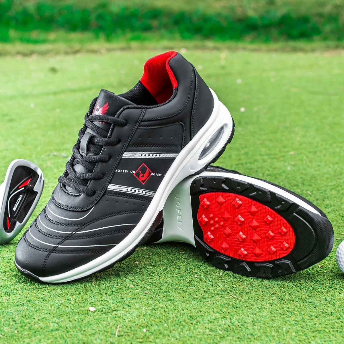 Men Golf Shoes Casual Breathable Waterproof Non-slip Golf Outdoor Training Shoes
