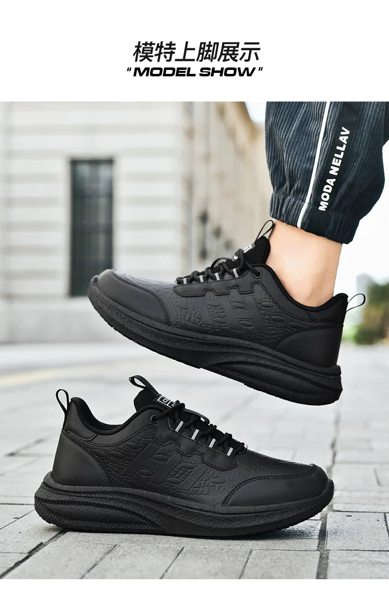 Shoes Four Seasons Breathable Light Non-slip Waterproof Oil-proof Kitchen work shoes Men's Outdoor Casual sports Shoe