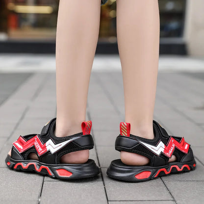 New boys Barefoot Shoes Kids Summer Beach Cute Printing Boys Sandals Comfortable Breathable Non-slip Children's Shoes