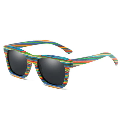 Natural Bamboo And Wooden Sunglasses VIP Manual Polarized Glasses Luxury brand Environmental Degradable Glasses Gift Box