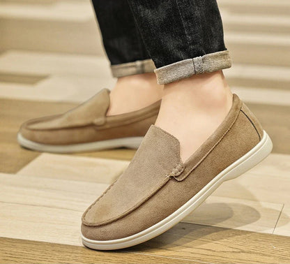 New autumn British style men's bean shoes fashionable youth low top casual single shoes Le Fu shoes