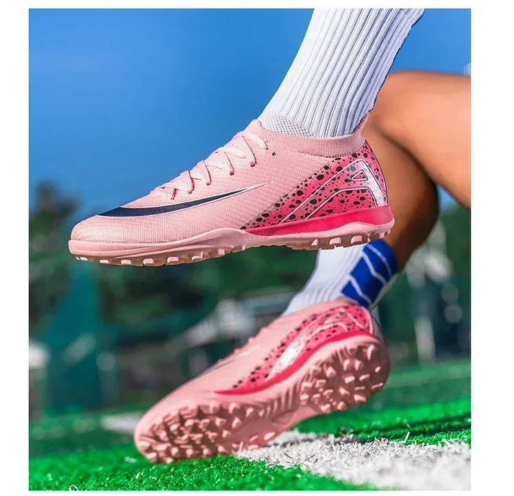New Men Professional Football Boots Grass Soccer Shoes Outdoor Sport Non-Slip Training Shoes Match Sneakers Ultralight Unisex