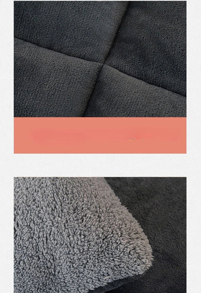 Winter Thick Coral Fleece Quilt Blanket Weighted Milk Velvet Snowflake Flannel Duvet Keep Warm Comforter for Student Dorm