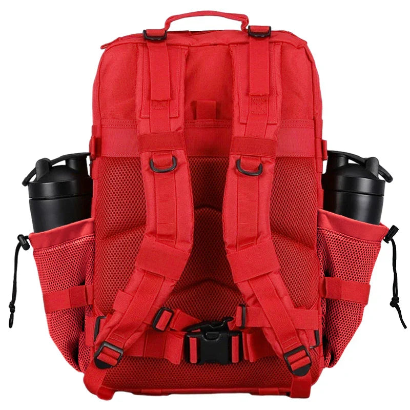 45L Meal Prep Management Backpack Gym Tactical Waterproof Insulated Lunch Cooler Bag Hiking Camping Travel Rucksack