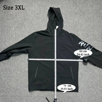 Fleece Warm Running Sportswear Set Men's Autumn and Winter Fitness Wear Fast Dry Clothes Training Morning Run Outdoor Cycling