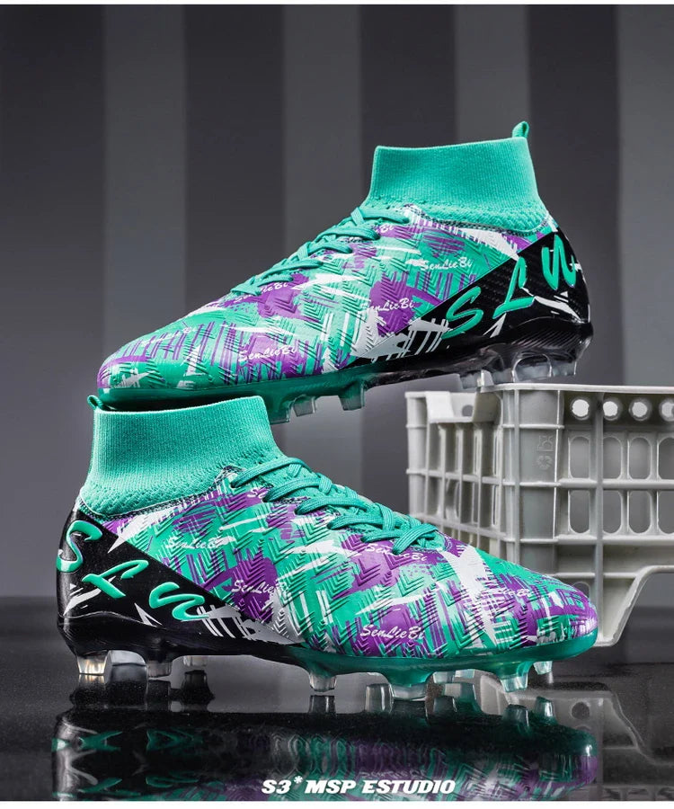 Professional Football Boots Men Soccer Shoes Society Football Cleats FG Lightweight Training Soccer Sneakers Outdoor Sports Shoe