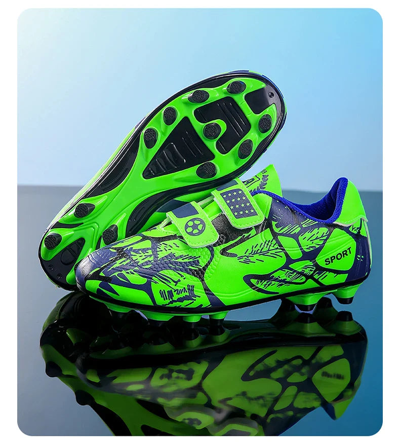 New Men Kids Non-Slip Ultralight Football Boots Professional Cleats Grass Boys Soccer Shoes Match Training Shoes Drop Shipping