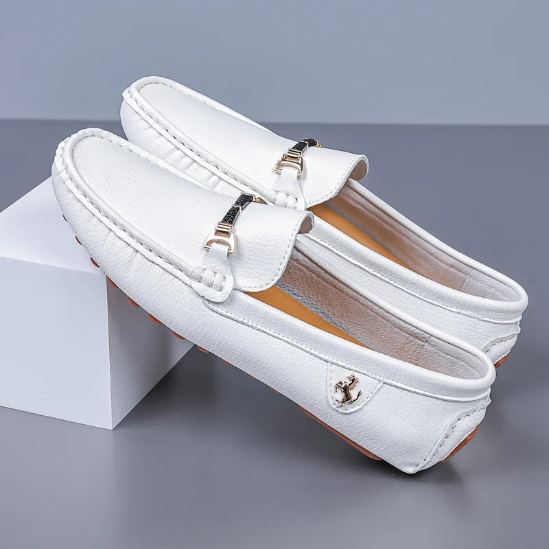 Men Loafers Shoes Formal Dress Shoes Business Casual Shoes for Men Wedding Party Office Shoes Soft PU Leather Loafers Men