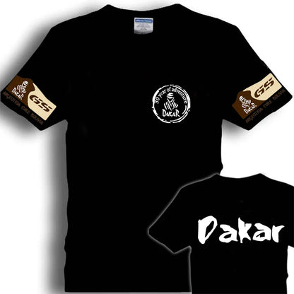 Off-road E-family Cotton Motorcycle T-shirt BMW Printing Short-sleeved Locomotive Racing Car Mercedes-Benz Audi Men's Clothing