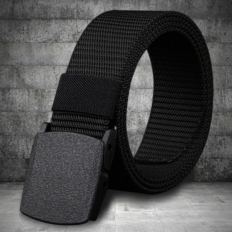 1/2PCS Military Men Belt Army Belts Adjustable Belt Men Outdoor Travel Tactical Waist Belt with Plastic Buckle for Pants 120cm
