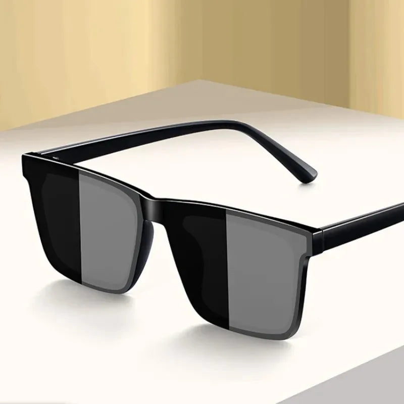 New Sunglasses Men's Driving Anti-UV Sunglasses Concave Shape Ladies Long Frame Sunglasses UV400 Gafas De Sol