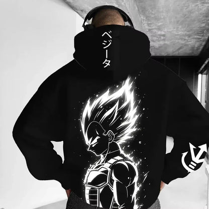 Dragon Ball Anime Co Branded Men's and Women's Hoodies 2026 Autumn/Winter New Large Casual Hip Hop Loose Parent Child Hoodie Top