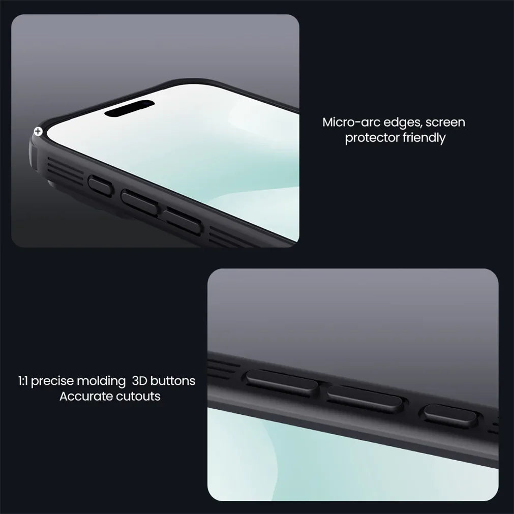 For iPhone 17Pro 17 Pro Max Matte MagSafe Case CamShield Pro Magnetic Charging Slider Camera Cover For iPhone17 / 17 Air