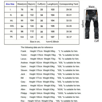 Men's Hiking Pants Summer ultra-thin, Breathable and cool Quick Dry Lightweight Cargo Work Golf Travel Pants with Zipper Pocket