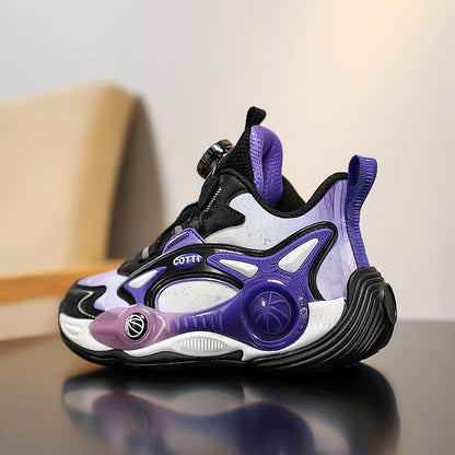 Children‘s Basketball Shoes Non-slip Waterproof Basketball Training Sneakers Boys Girls Cushioned Athletic Shoes Running Shoes