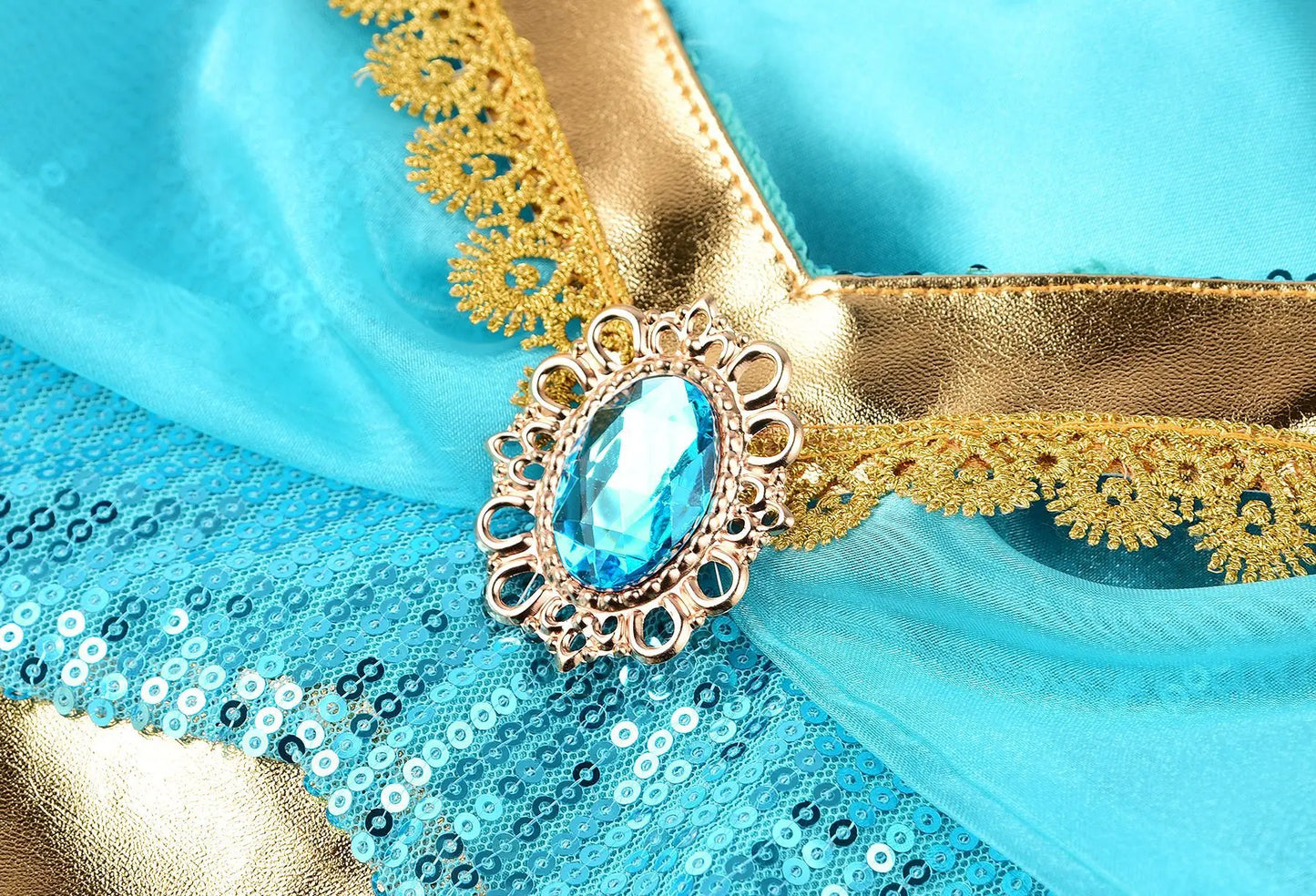 2026 Venice Carnival Rio Canaval Costume Play Jasmine Princess Dress up Girls Birthday Party Fancy Aladdin Role Playing Apparel