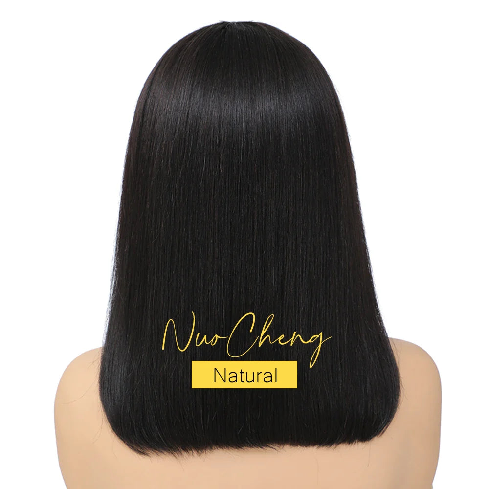 Bob Wig Human Hair 13X4 HD Lace Frontal Short Straight Lace Front Bob Wigs for Black Women Human Hair Wine Red 99J Burgundy