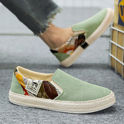 New men's youthful and trendy outdoor casual simple personality slip-on lazy casual shoes