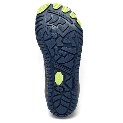 Wide Toe Barefoot Shoes for Unisex Artificial Leather Outdoor Walking Sneakers Zero Drop Minimalist Elastic Band Shoes