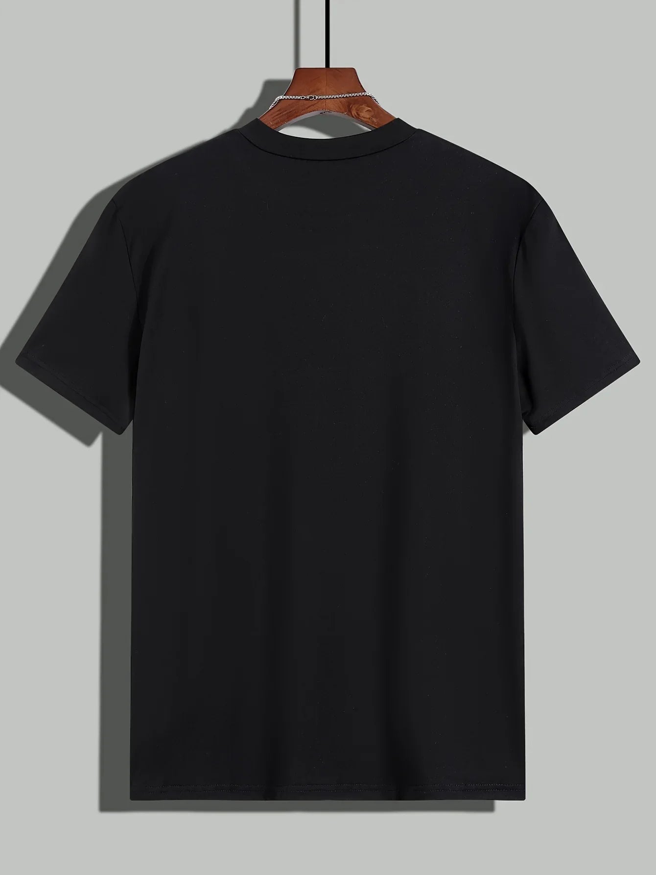 Men's 100% cotton casual sports loose fit Funny Dog First print round neck short sleeved T-shirt top