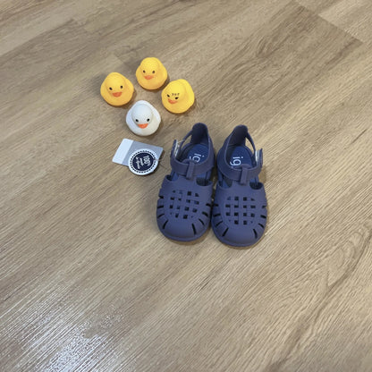 Boys Girls' Solid Color Casual Baotou Roman Sandals Baby Kids Jelly Beach Shoes Children's Soft Sole Non-slip Sandals SO125