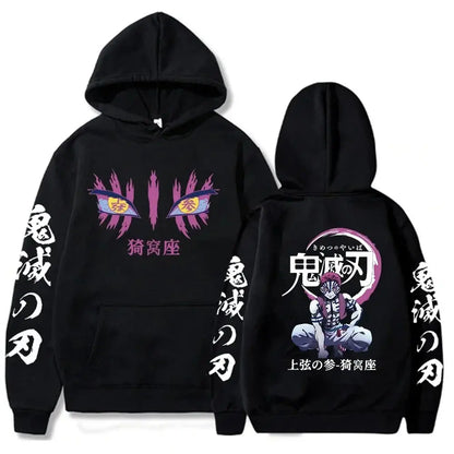 Anime Hoodie Men Women Pullover Sweatshirt Casual Streetwear Cosplay Costume Graphic Hooded Jacket Autumn Winter
