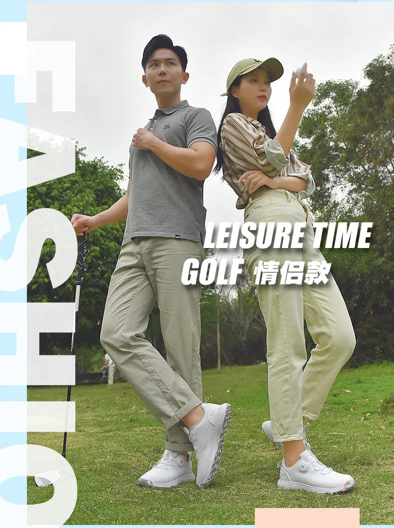 Golf Sneakers Men's Waterproof Fashion Casual Outdoor Comfortable Golfers Footwears Women