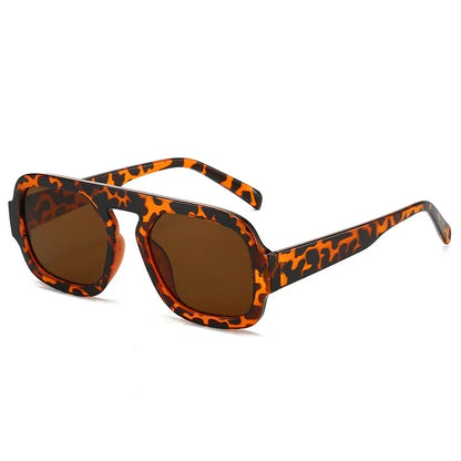Retro Square Sunglasses Women Fashion Brand Design Gradient Shades UV400 Men Punk Sun Glasses