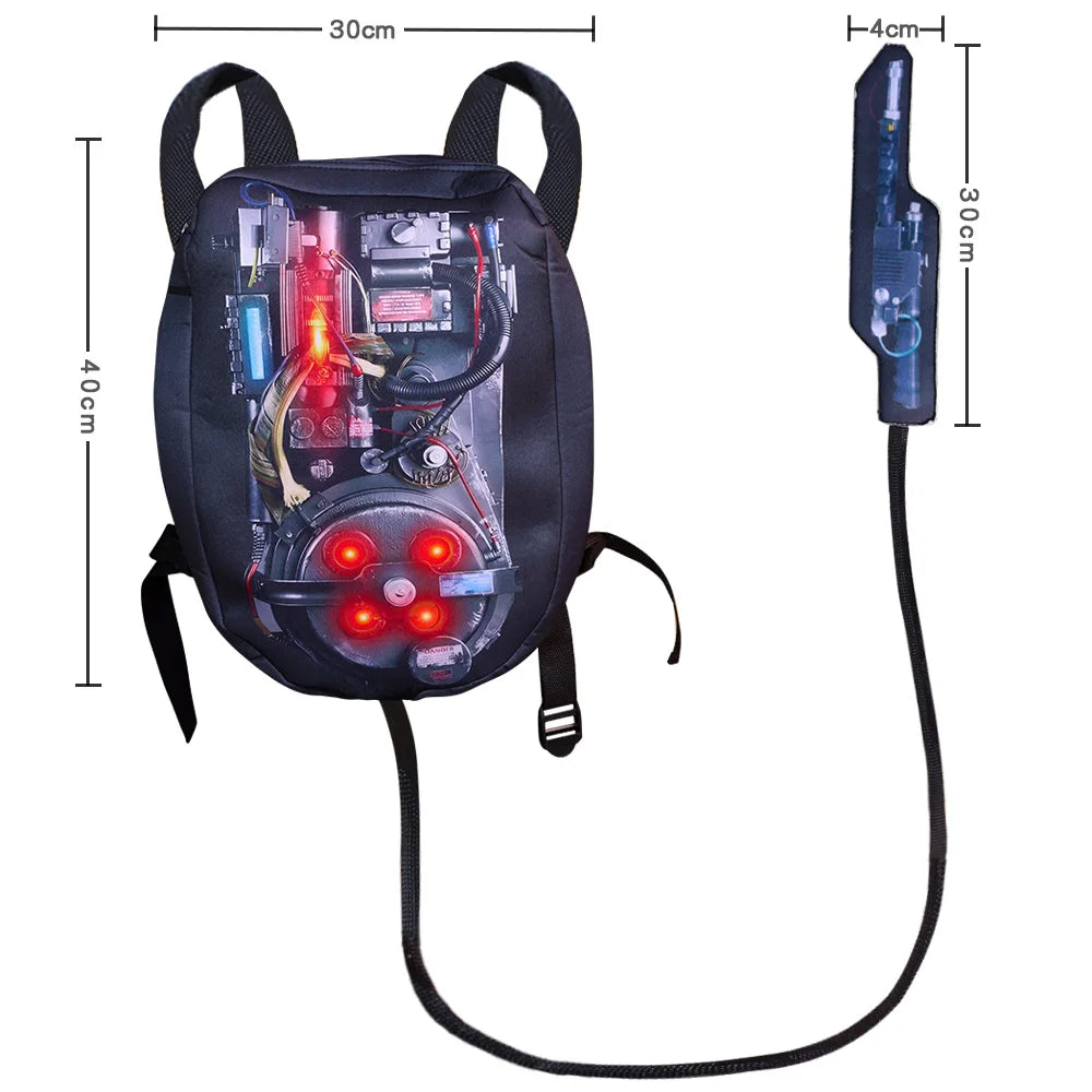 Ghostbusters Movie Kids Adults Cosplay Costume with Proton Pack Halloween Christmas Carnival Theme Party Clothes Fans Collection