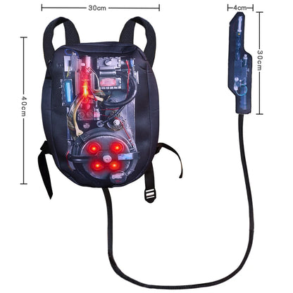 Ghostbusters Movie Kids Adults Cosplay Costume with Proton Pack Halloween Christmas Carnival Theme Party Clothes Fans Collection