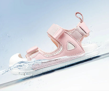 Cheerful Mario Summer Cute Outdoor Sandals for Kids Walking and Travel