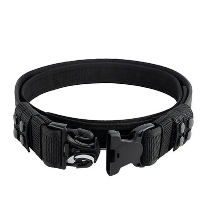 2 in 1 Tactical Belt Quick Release  Buckle MOLLE  Mens Belts width 5CM