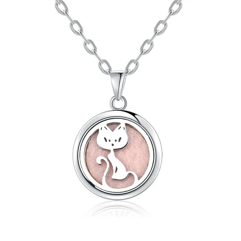 New Tree Of Life Aromatherapy Necklace Stainless Steel Essential Oil Diffuser Amulet Perfume Locket Pendant Women Jewelry Gift
