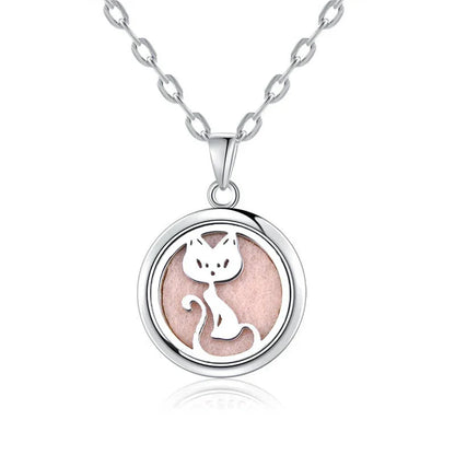 New Tree Of Life Aromatherapy Necklace Stainless Steel Essential Oil Diffuser Amulet Perfume Locket Pendant Women Jewelry Gift