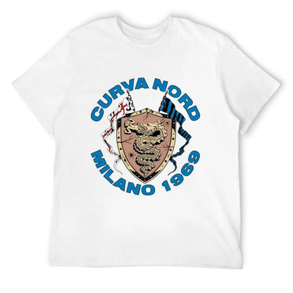 Curva Nord Milano 1969 T-Shirt summer top oversizeds men workout shirt